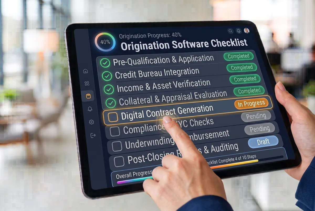 Loan Origination Software Checklist