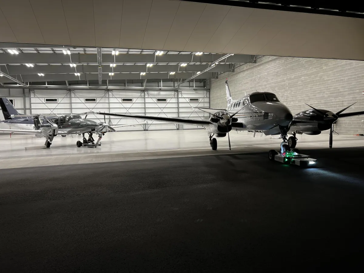 Pilot renting and inspecting an aircraft