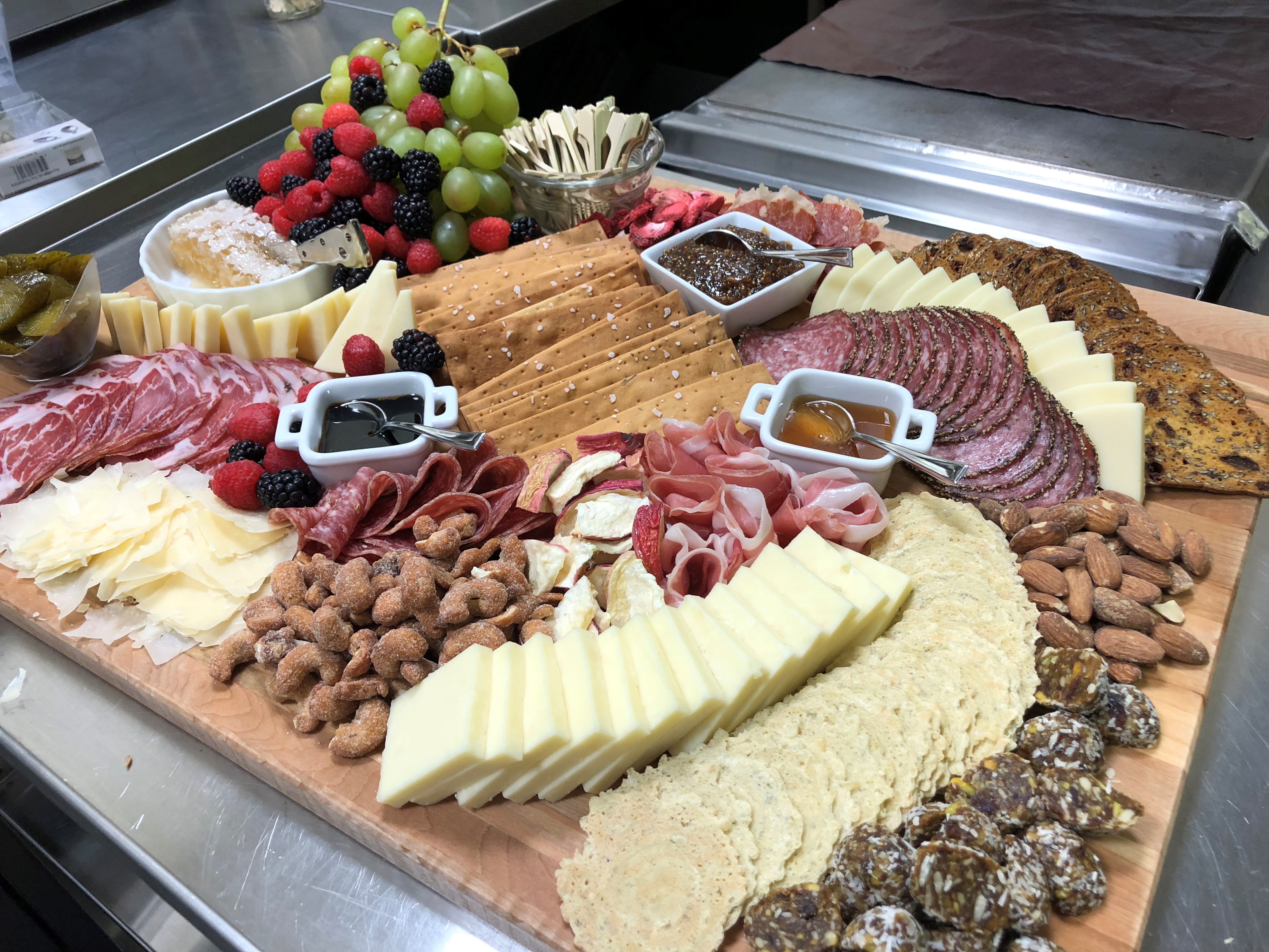 Charcuterie and cheese board by Chef Zak Kuczynski Corporate Executive Chef in Wisconsin