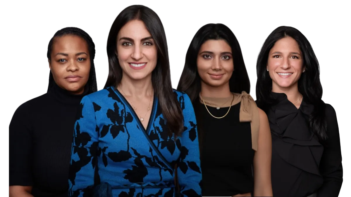Three diverse female attorneys from Maryam Jahedi Law Firm P.C., showcasing expertise in criminal, divorce, and family law, with a focus on client advocacy.