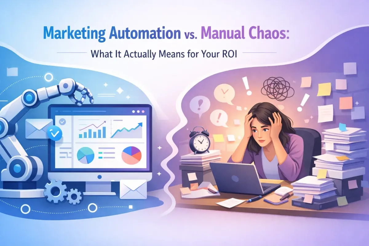 Marketing Automation vs. Manual Chaos: What It Actually Means for Your ROI