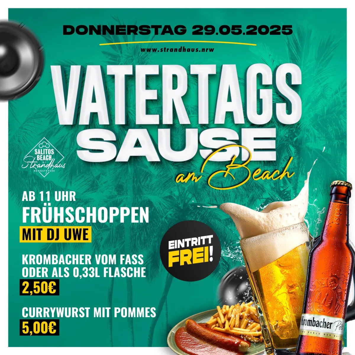 Vatertagsause im Strandhaus Hagen