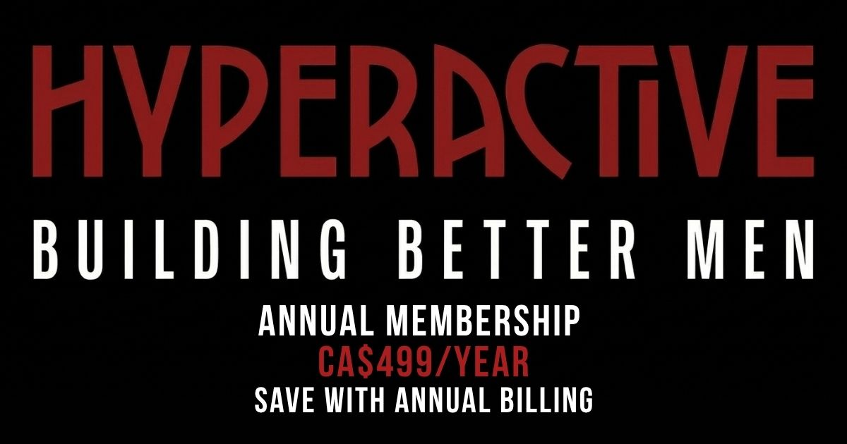 HyperActive Annual Founding Membership with lifetime founding pricing, exclusive member benefits, weekly breakfasts, events, and accountability.