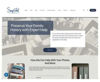 Snap Shot Photo Management Website