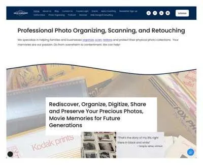 Save A Memory Photo Organizing Website