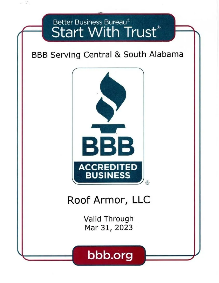 Roof Armor LLC Better Business Bureau