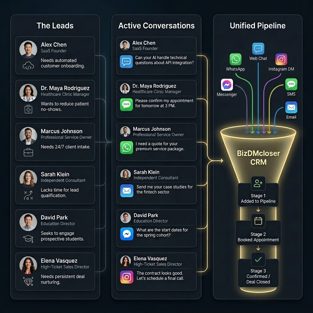 Omnichannel Unified Inbox Dashboard