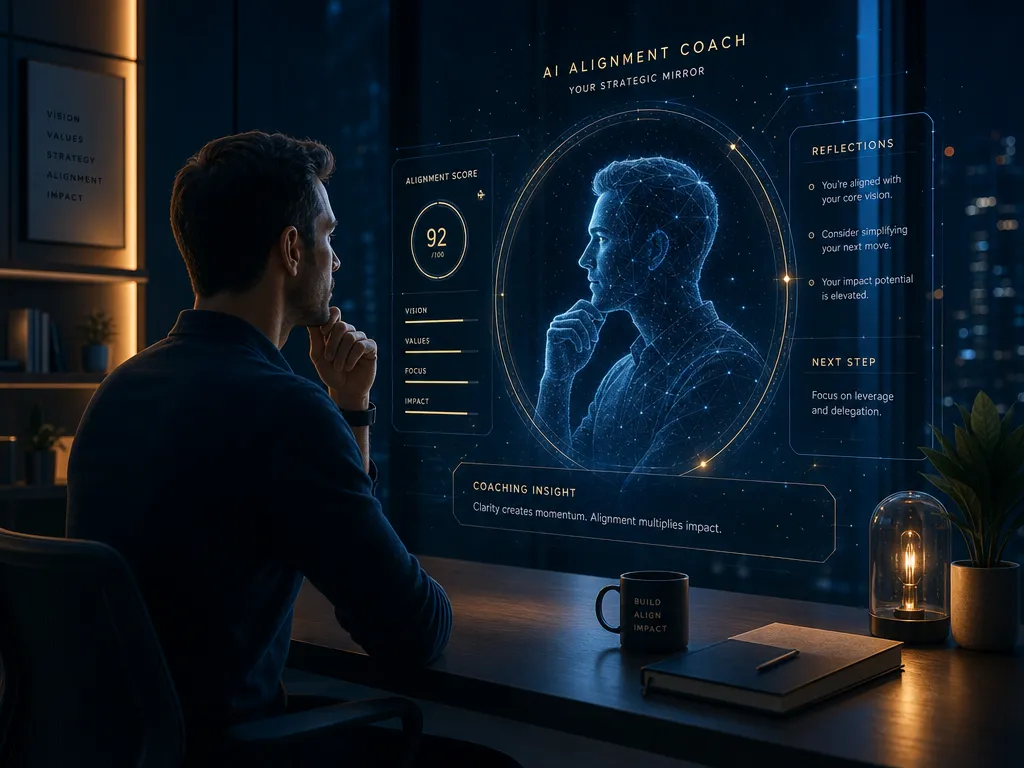 AI Alignment Coach for Entrepreneurs: Scaling Vision with Intelligence