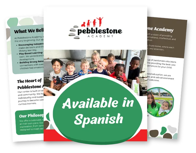 Parent reading pack explaining Frog Street at Pebblestone Academy