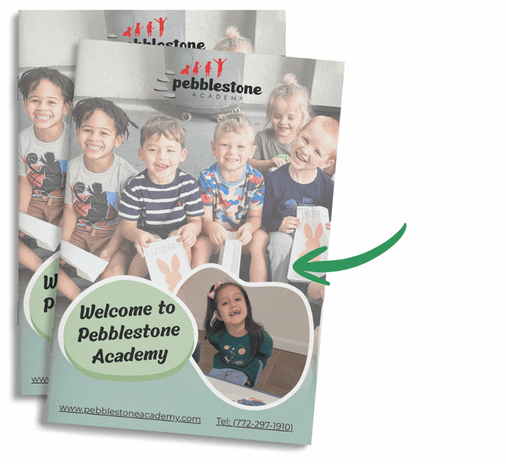 Parent reading pack explaining Frog Street at Pebblestone Academy