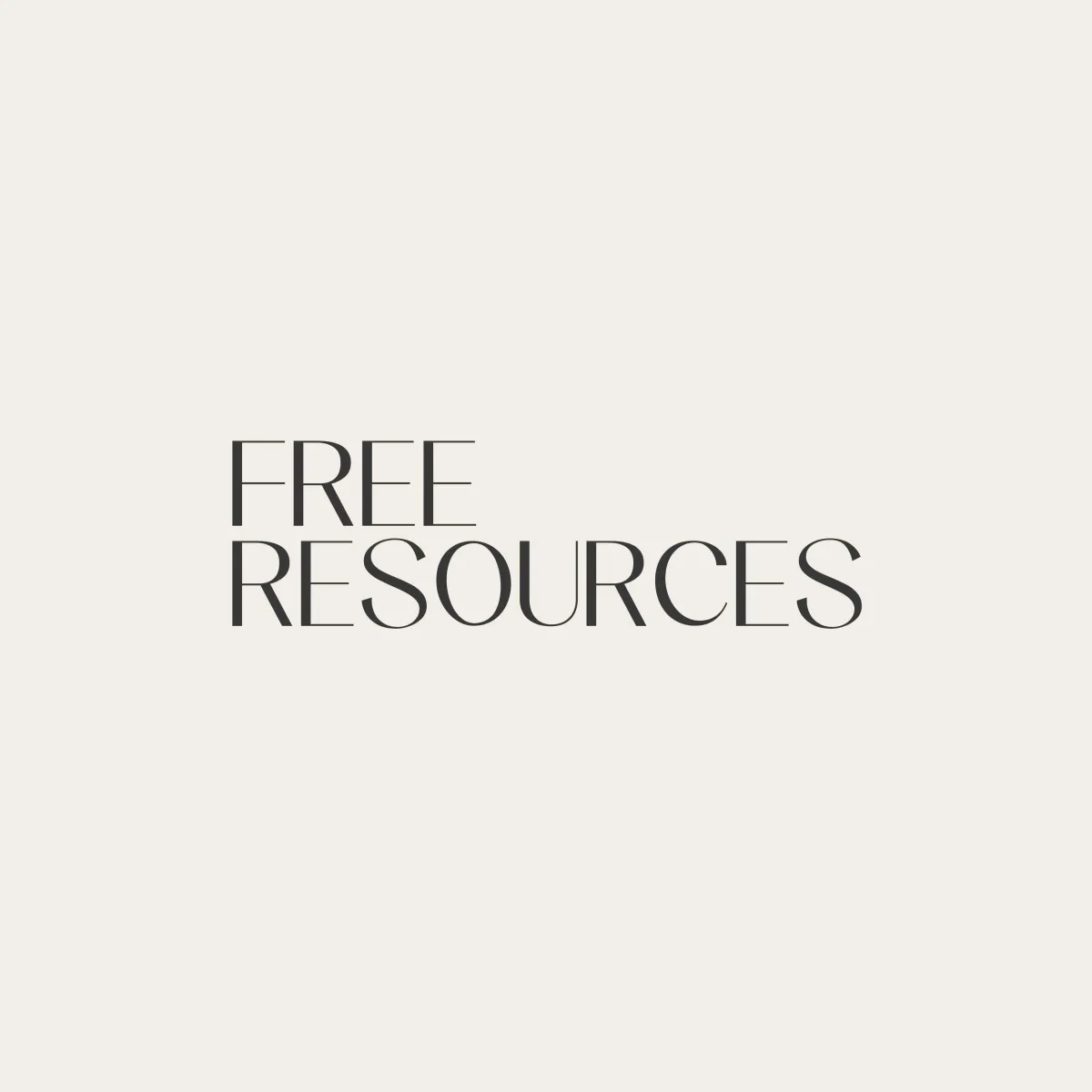 Free Resouces