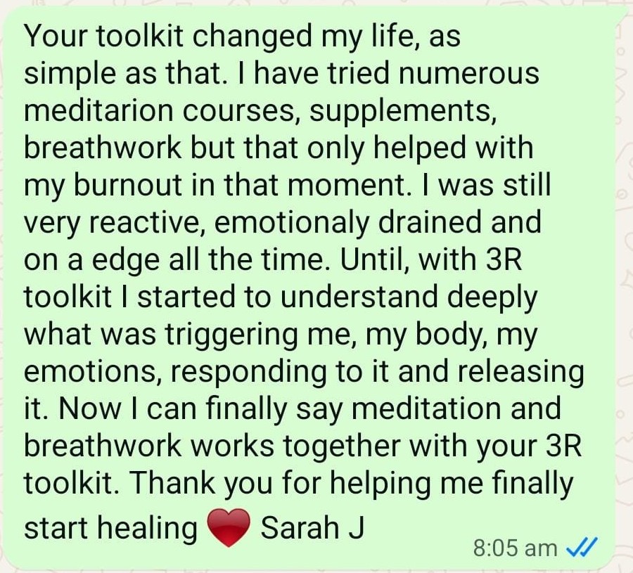 Message from a Toolkit reader