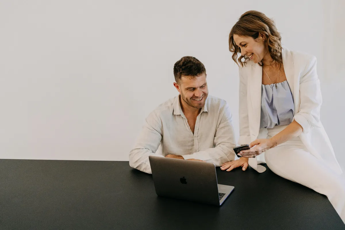 Emma Maidment & Tyson Venables founders of Flow Os