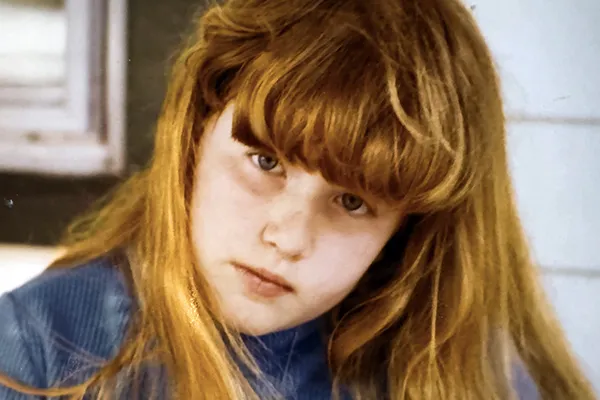close up pf young girl