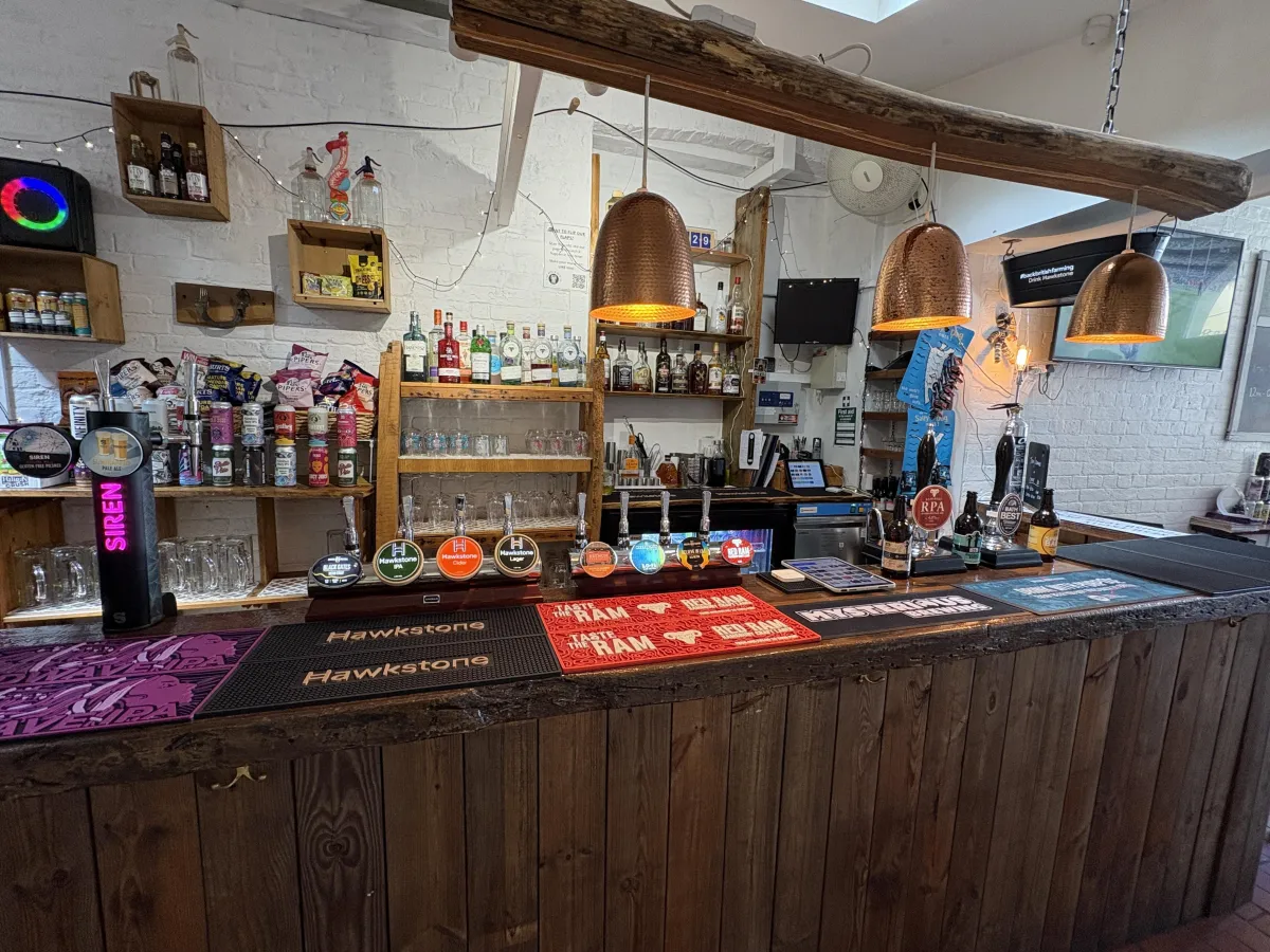 Rotating craft beer taps at The Pour House, Devizes