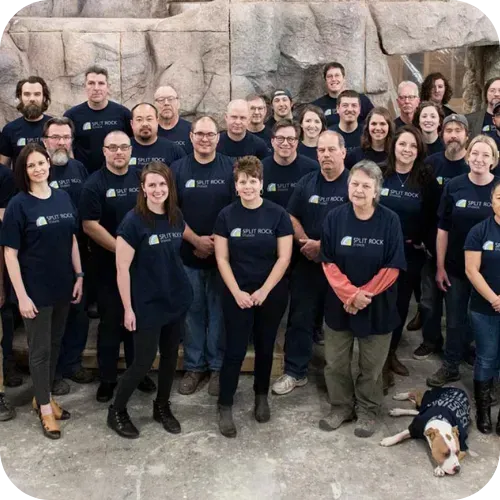 Team of employees celebrating becoming business owners