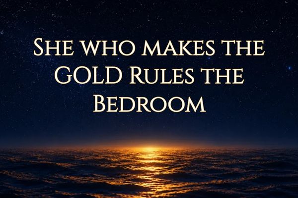 She who makes the GOLD Rules the Bedroom