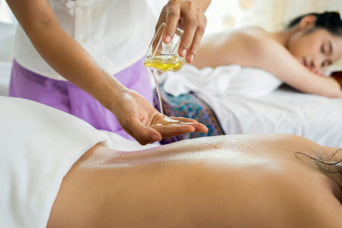 giving a massage