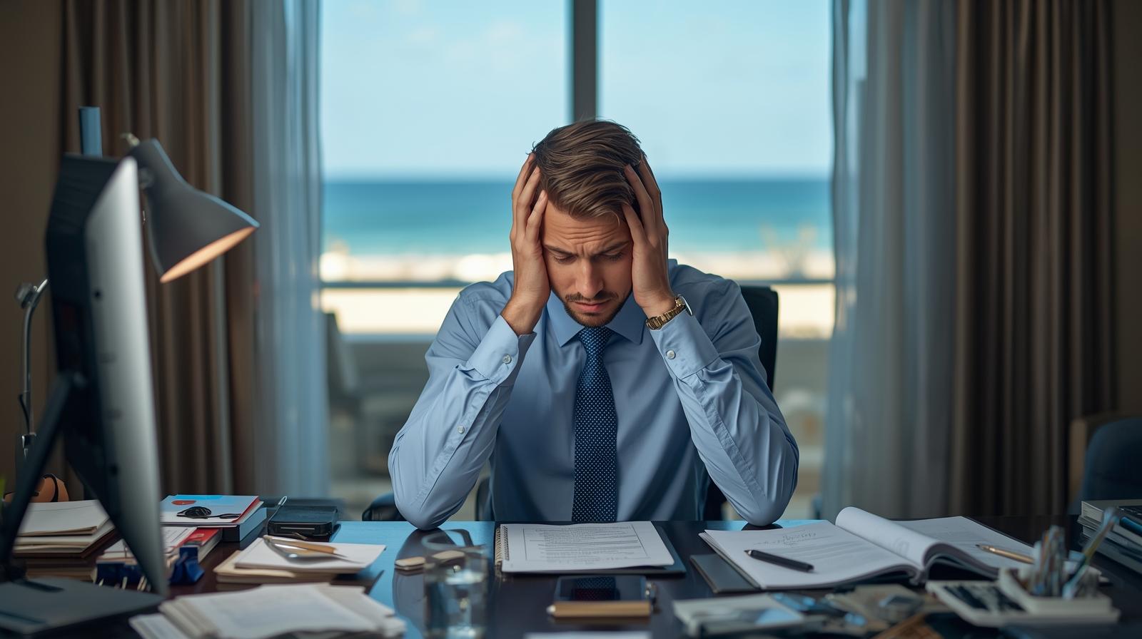 Smiling doctor wearing glasses and stethoscope in office.