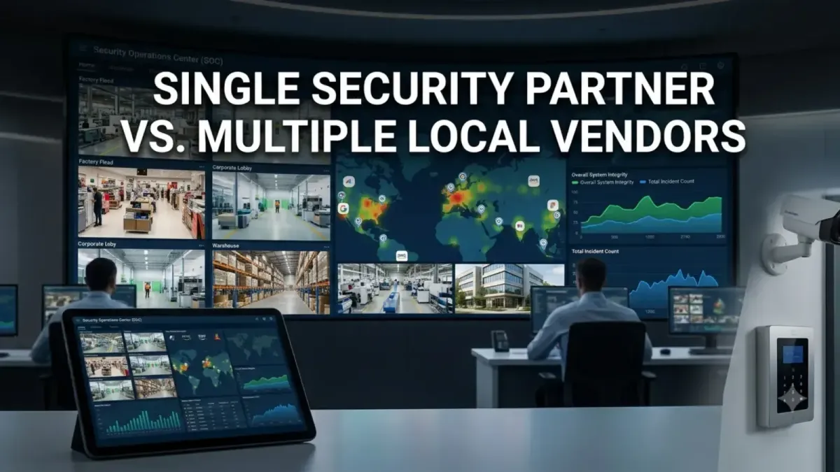 Single Security Partner vs Multiple Local Vendors: Which Is Better?