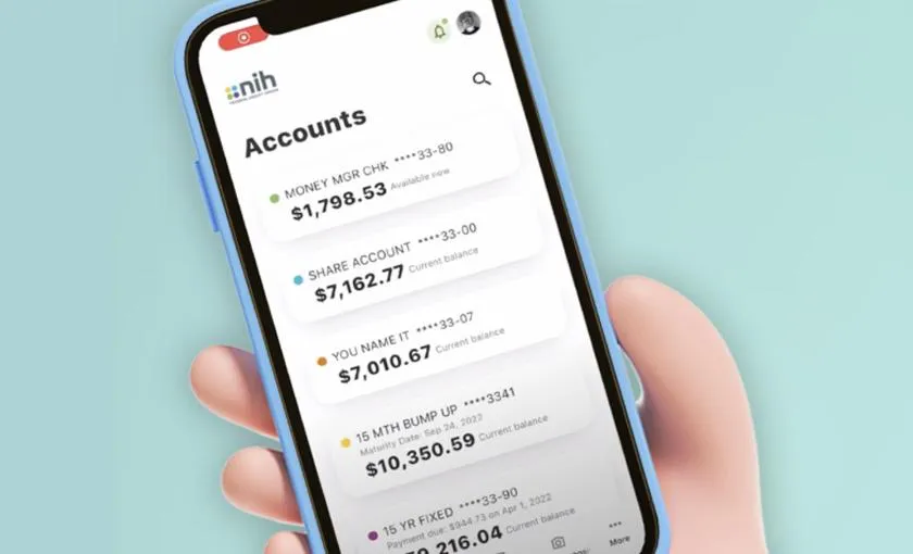 Animation of tracking app on mobile phone