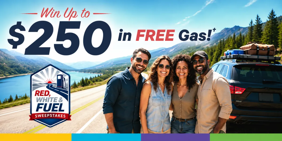 Enter to Win $500 in Free Gas!
