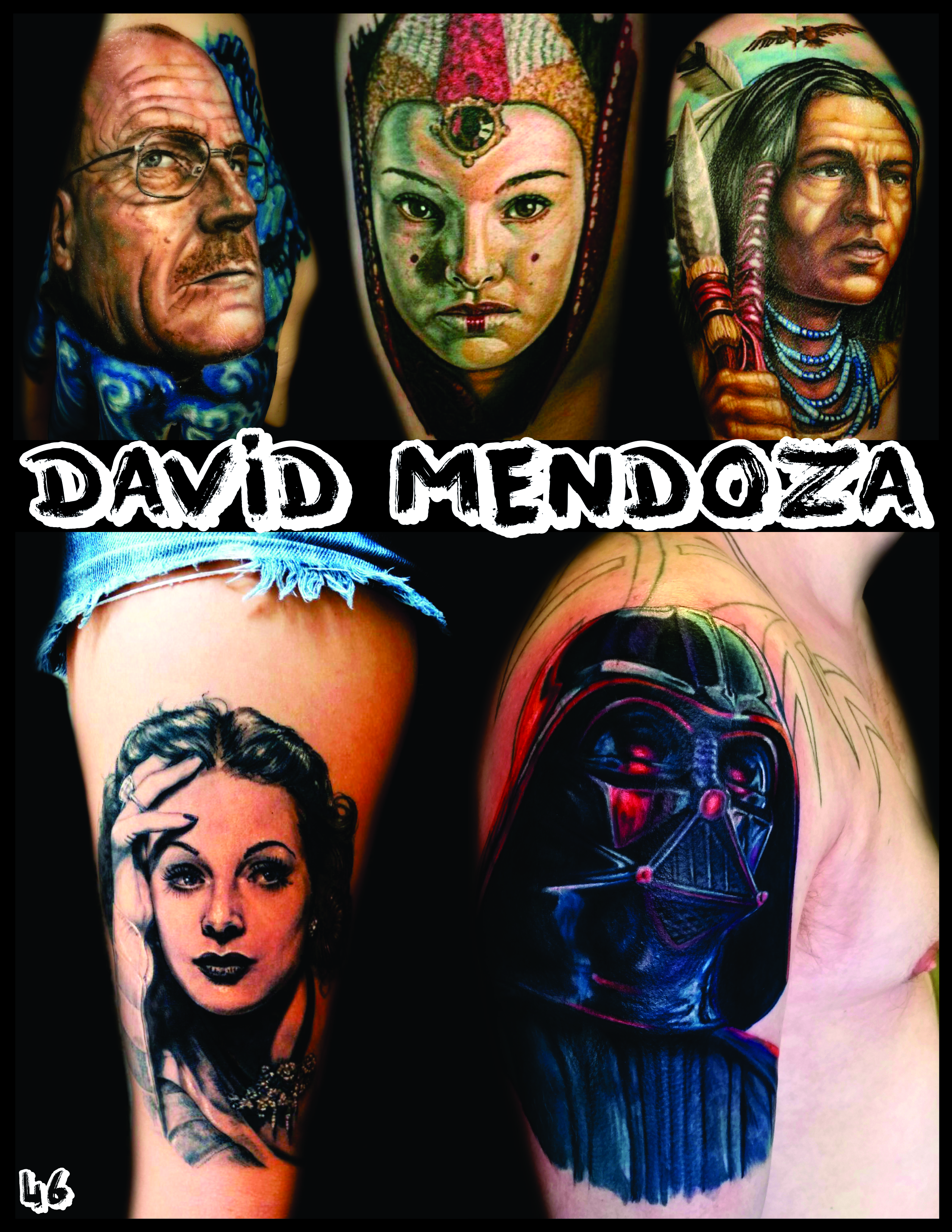 Página 46 de la revista central City in Magazine volumen 19 del año 2016 en la que aparece David Mendoza