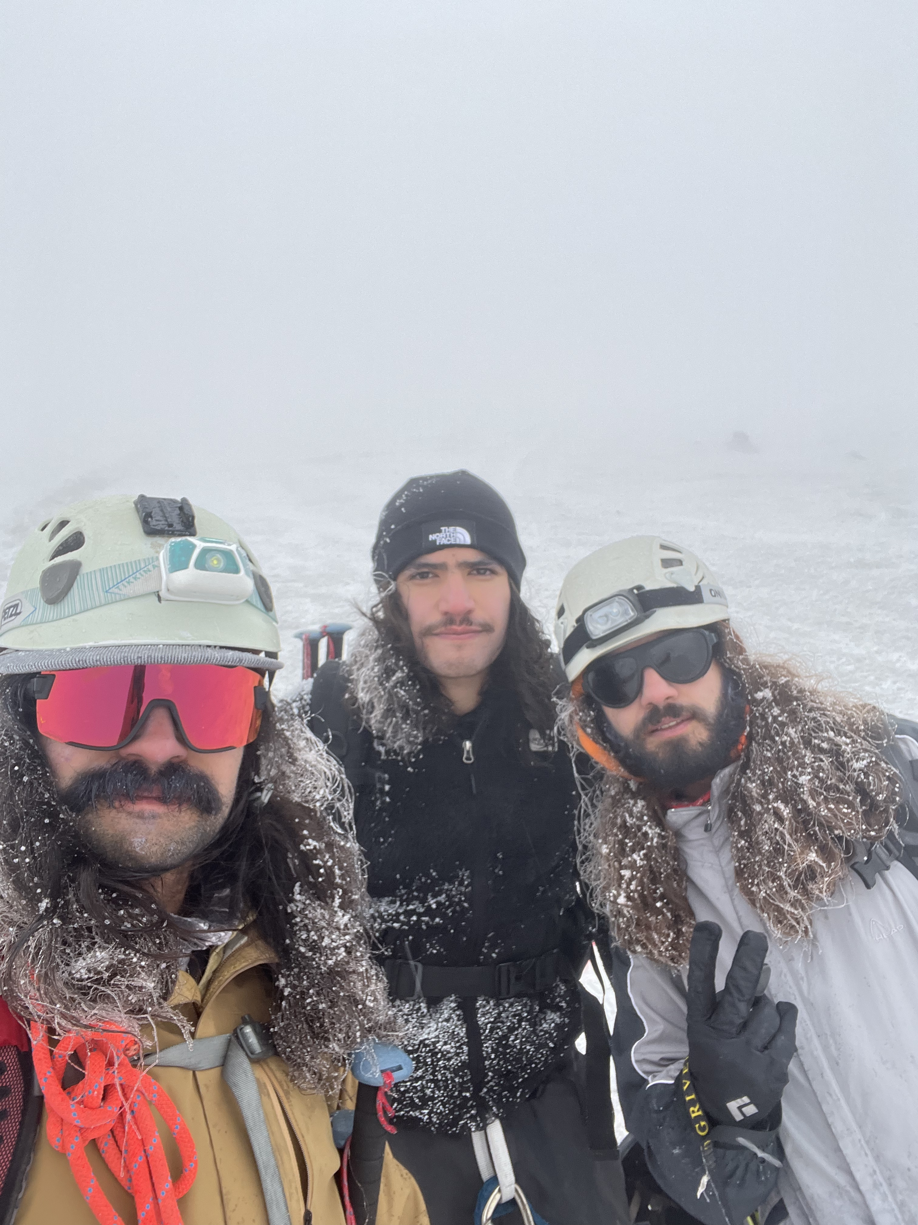 Alpinists in Pico de Orizaba