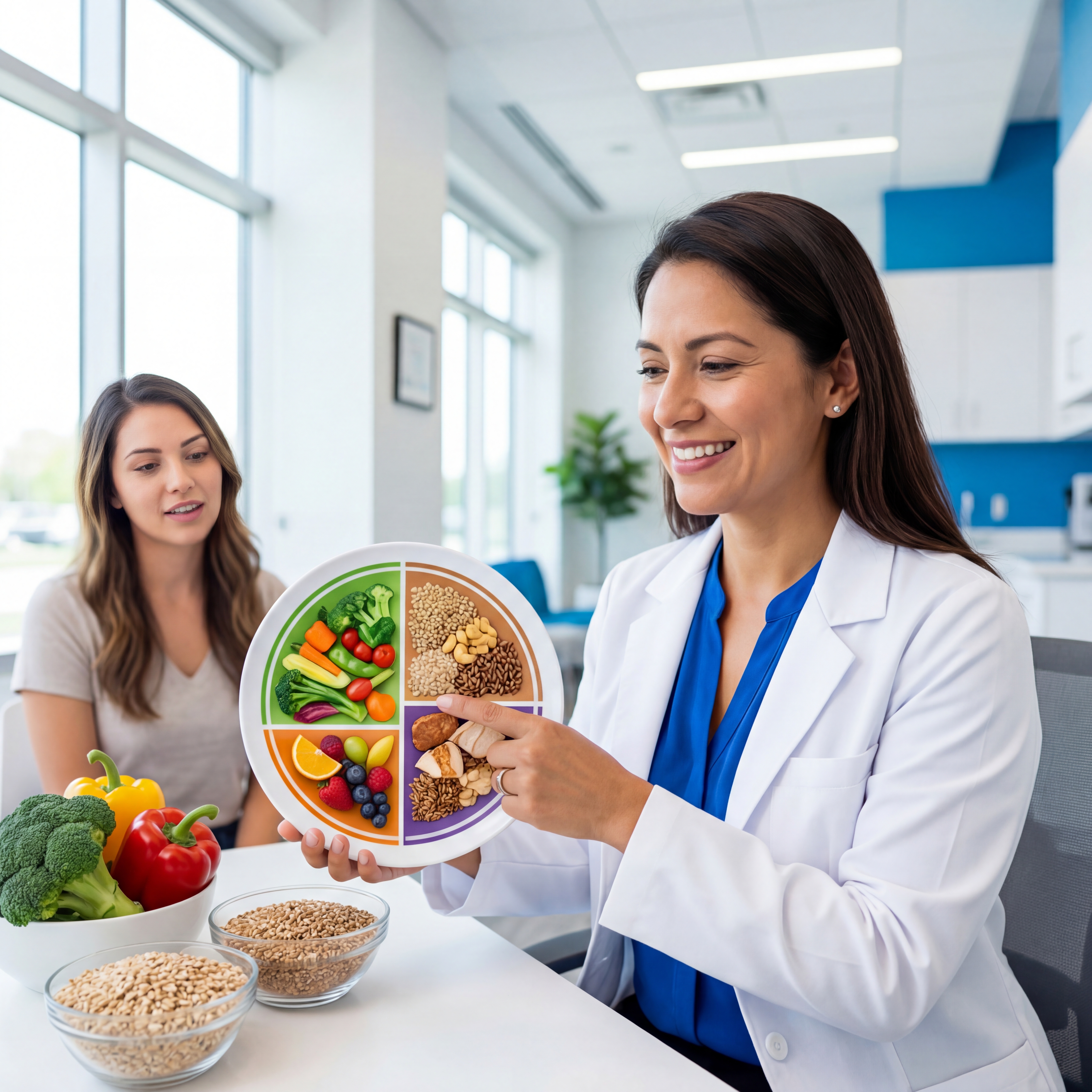 Ilustración de nutrición inteligente