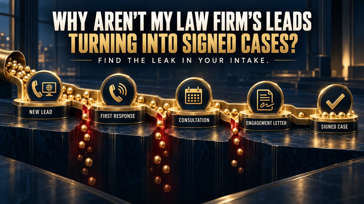 Why Aren't My Law Firm's Leads Turning Into Signed Cases?