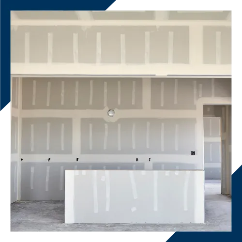 Taped drywall in Prineville OR with clean seams