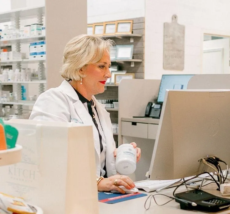 Photo of Dr. Kristine Isaacson, expert in pharmacy and hormone replacement therapy