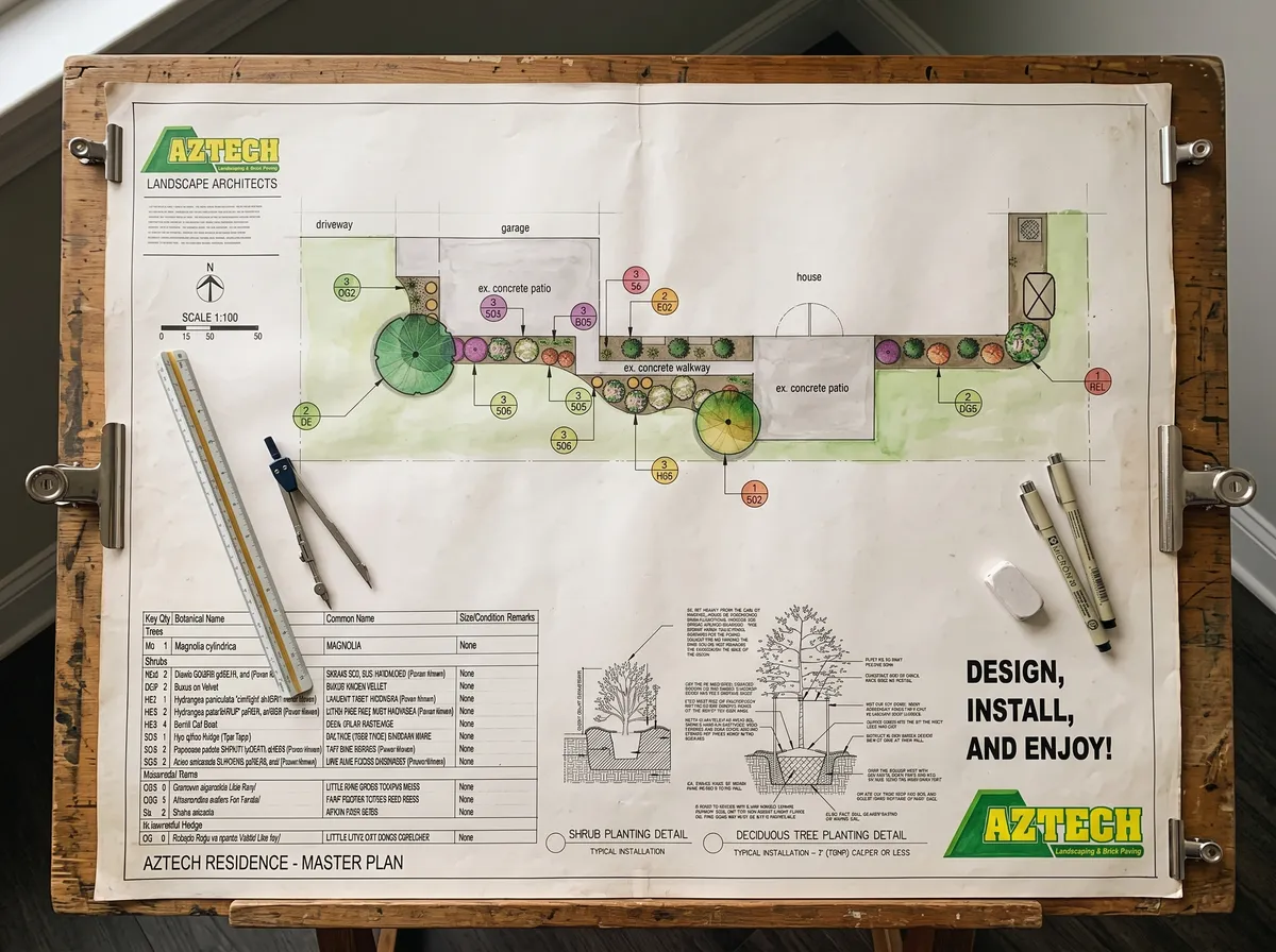 Custom landscape architecture and garden design
