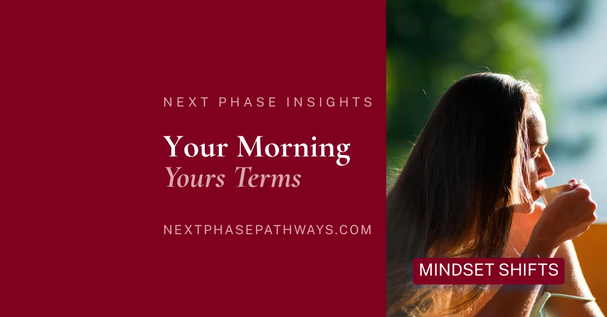 Set the tone before the world gets a chance to set it for you. A simple 30 minute morning routine.