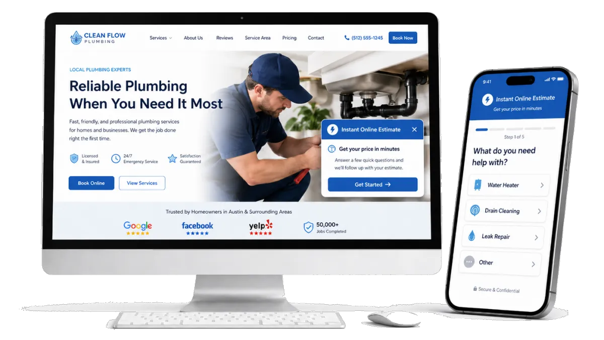 Local Quote IO Installed on Website