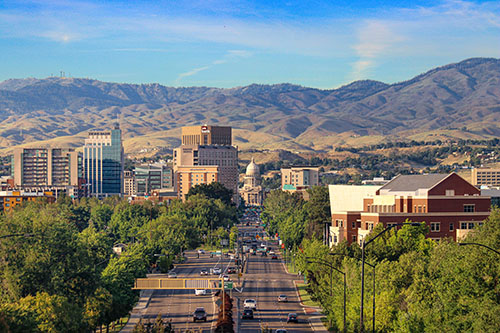 Aerial photo of downtown Sacramento