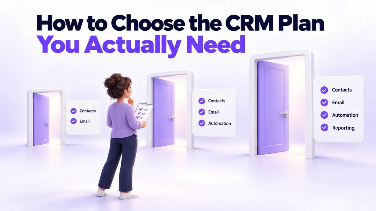 Which CRM Plan Do You Actually Need?