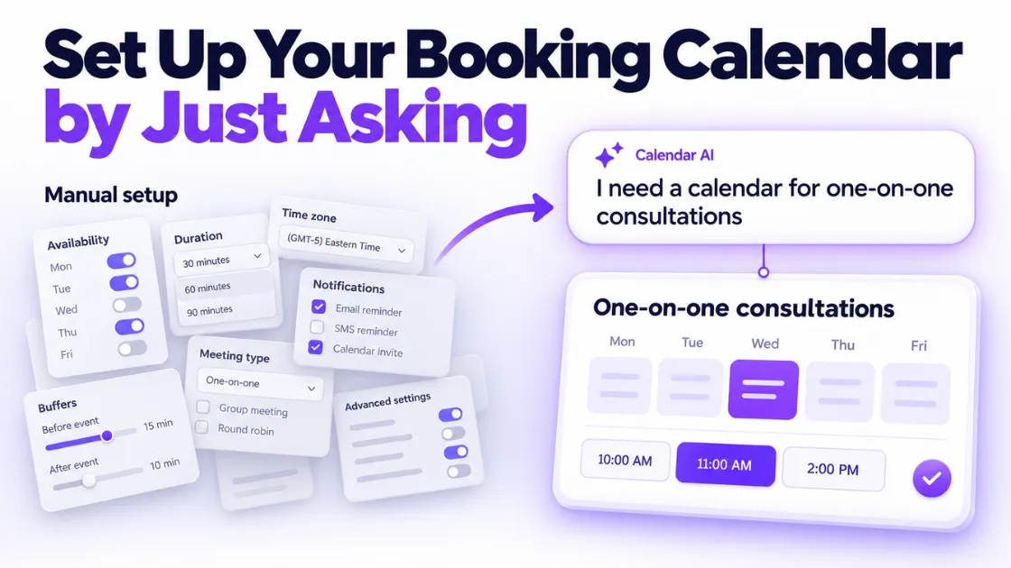 How to Set Up a Booking Calendar with AI (Calendar AI)