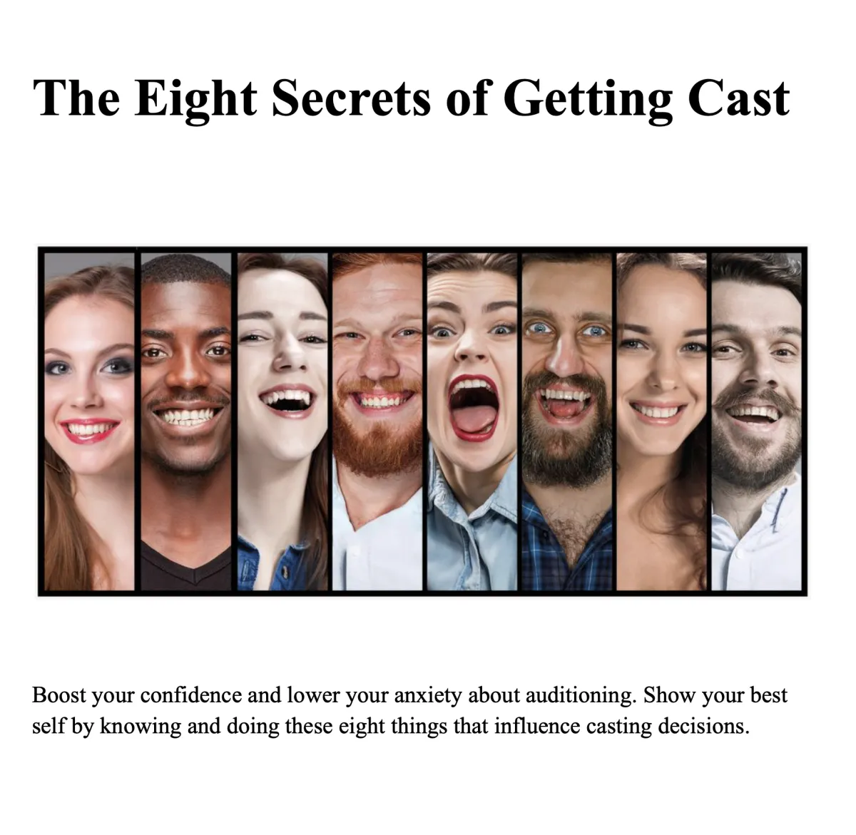 8 Secrets of Getting Cast book cover