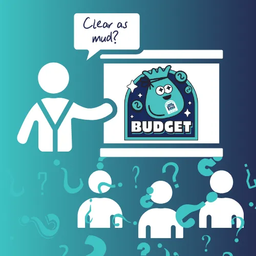 Presentation of the May 2026 Government budget to a confused group of people