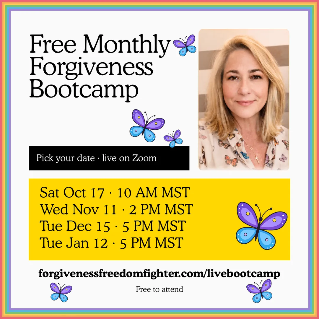 Free Monthly Forgiveness Bootcamp