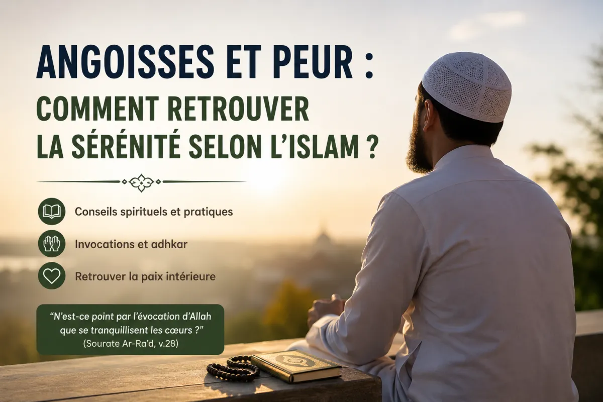 Angoisses et peur : comment retrouver la sérénité selon l’Islam ?
