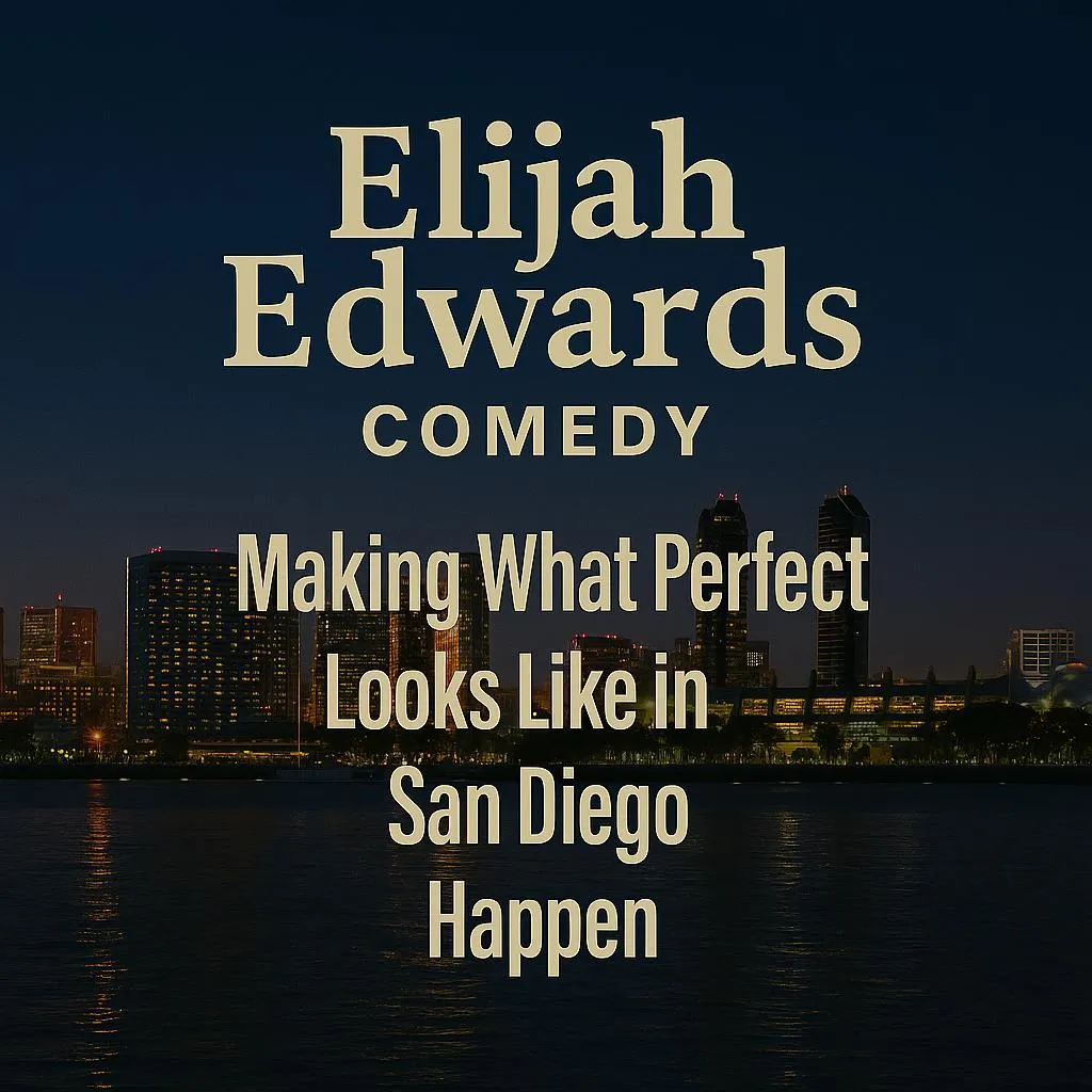 Elijah Edwards headlining a sold-out comedy hypnosis show in downtown San Diego  
