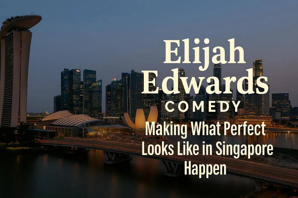 Elijah Edwards comedy hypnotist performing in Singapore for luxury international events  