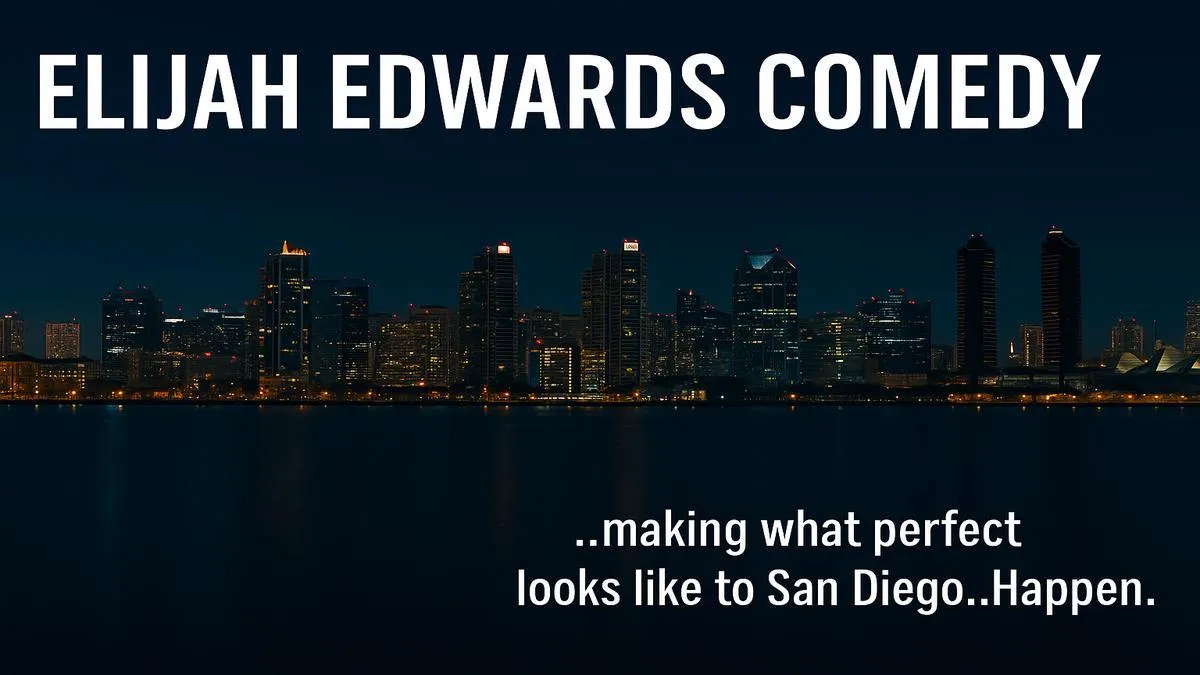 San Diego skyline with nearby universities — ideal for viral campus entertainment like Elijah Edwards’ comedy hypnosis show