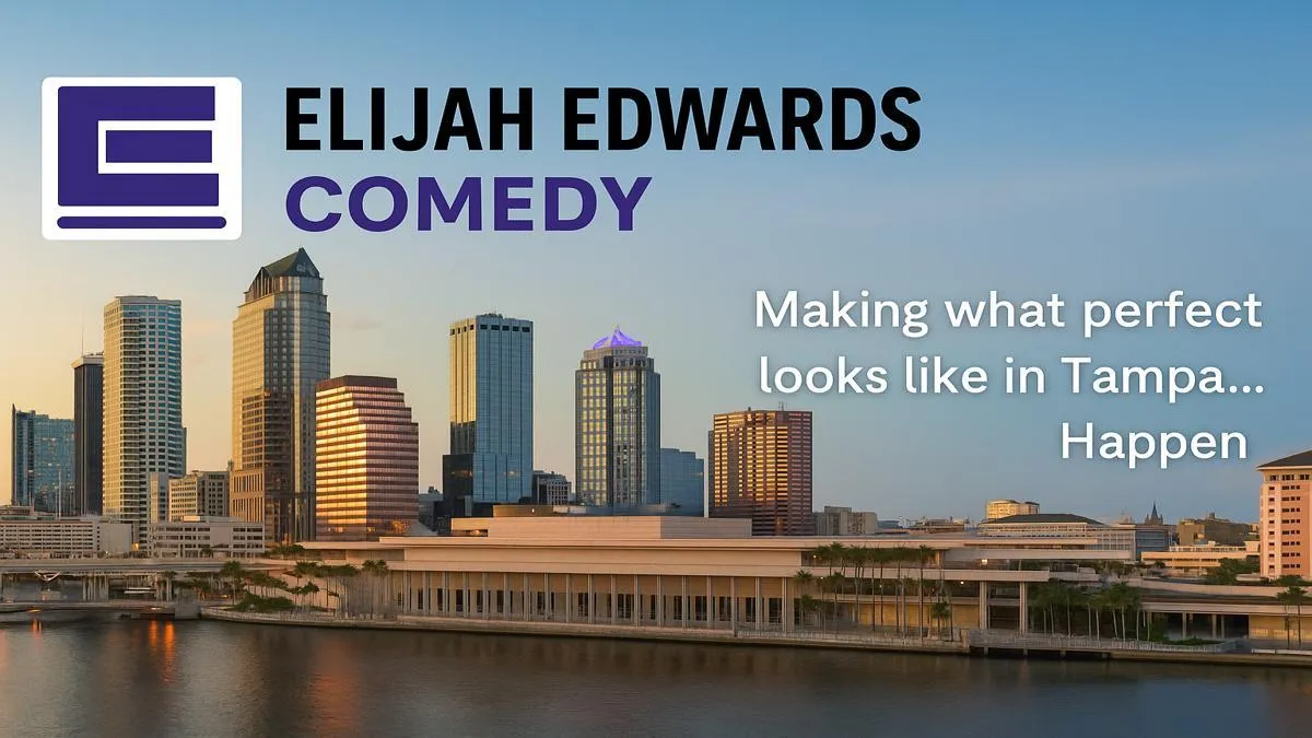 Elijah Edwards corporate comedy hypnotist show in Tampa business venue