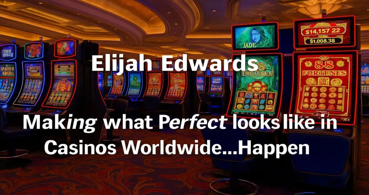 Elijah Edwards on stage during a high-energy casino lounge hypnosis show 