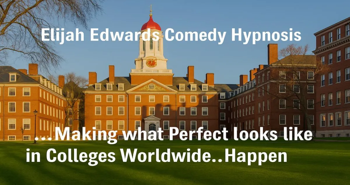 College Comedy Hypnotist Elijah Edwards near me!