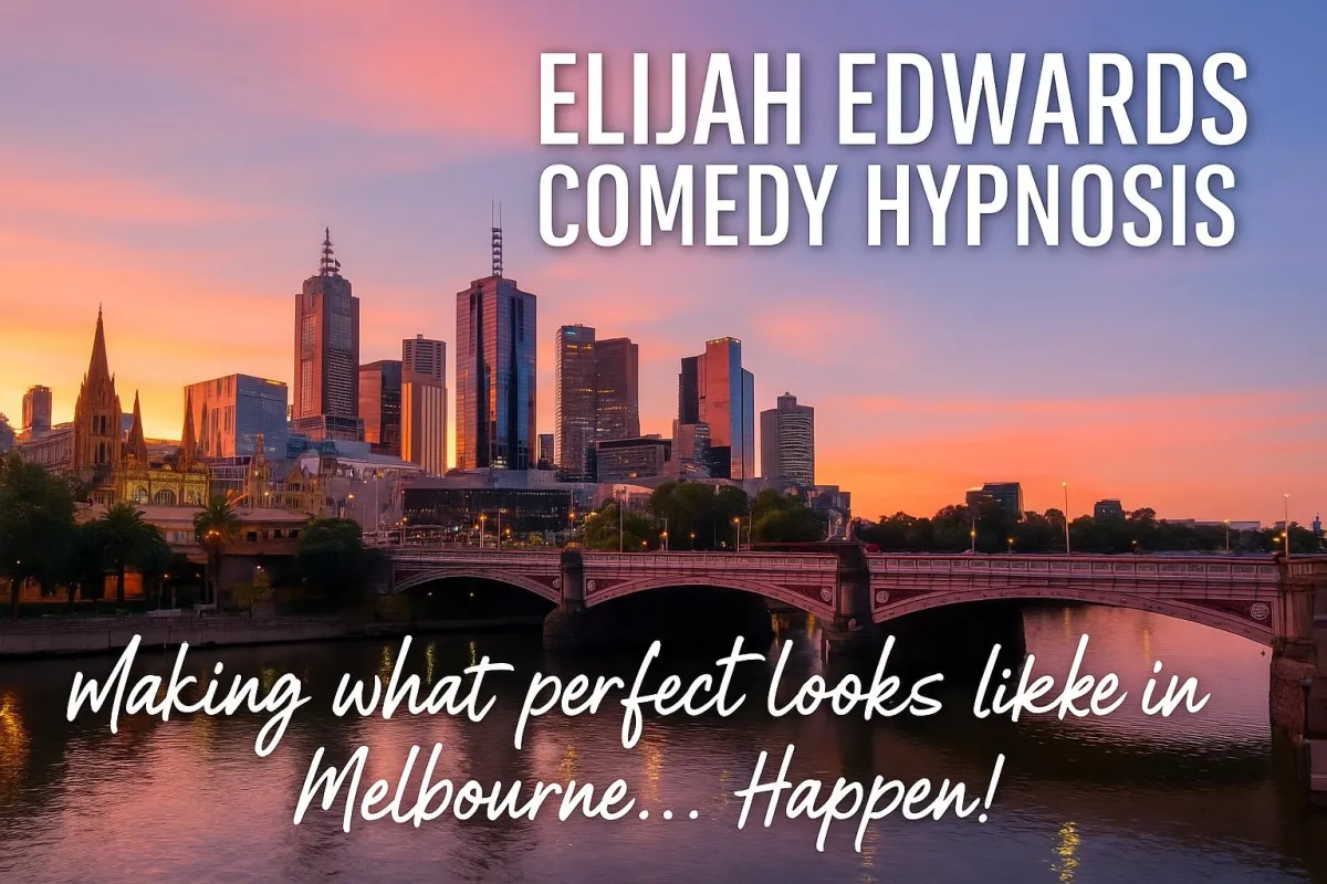 Elijah Edwards Comedy — making what perfect looks like to Melbourne, Australia… Happen.