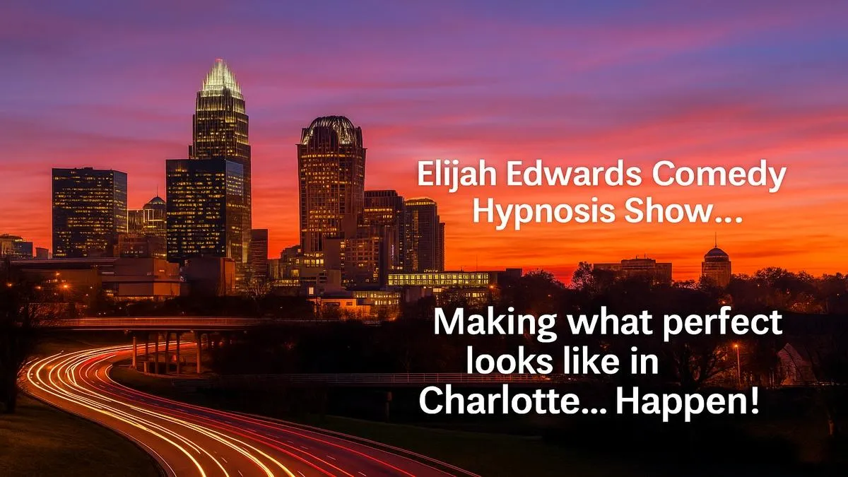 Elijah Edwards ignites Charlotte high school students with his viral comedy hypnosis show